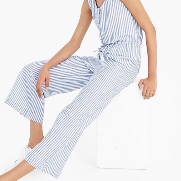 J. Crew Pants - NWT J.Crew Button Front | Tie Waist Jumpsuit XXS